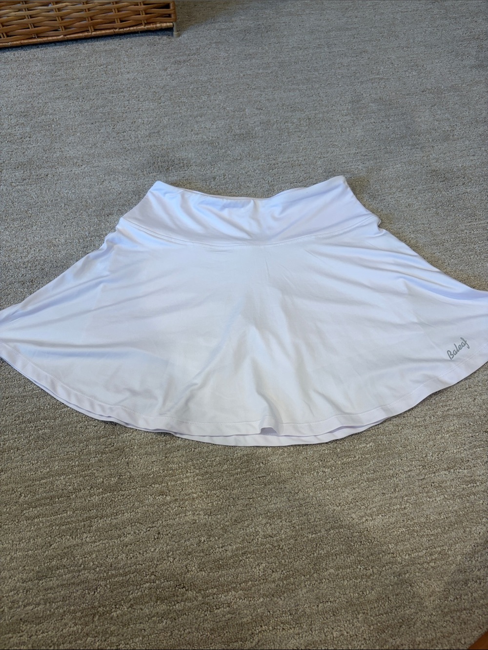 Baleaf White Circle Skater Active Skirt